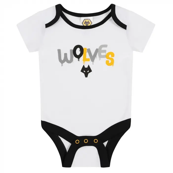 Wolverhampton Wanderers Fan Shop | 4 Piece Baby Giftset Collection Official Wolves Fan Gear